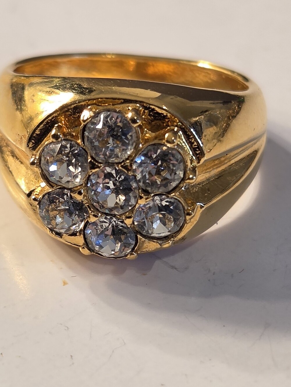 14 K GE Gold Ring For Man With Stones
